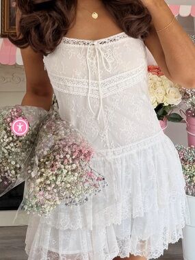 White Lace Romper